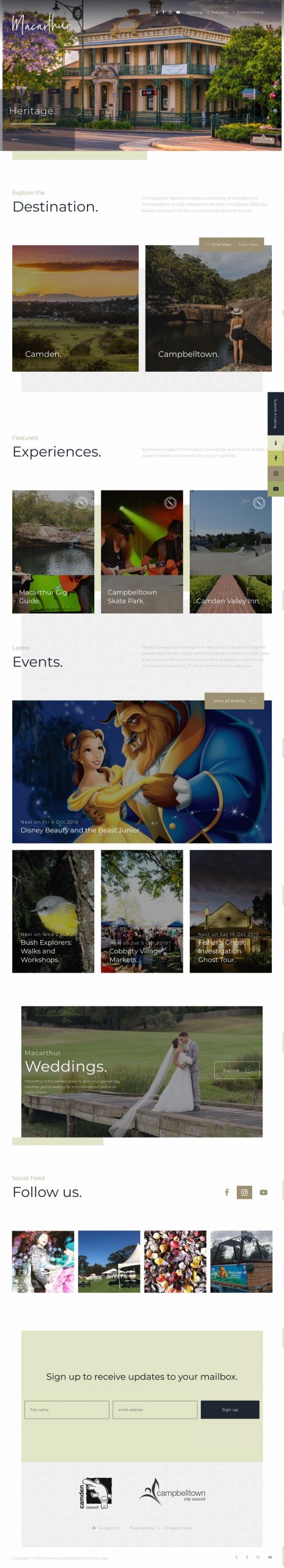 Website Design & Development for Macarthur