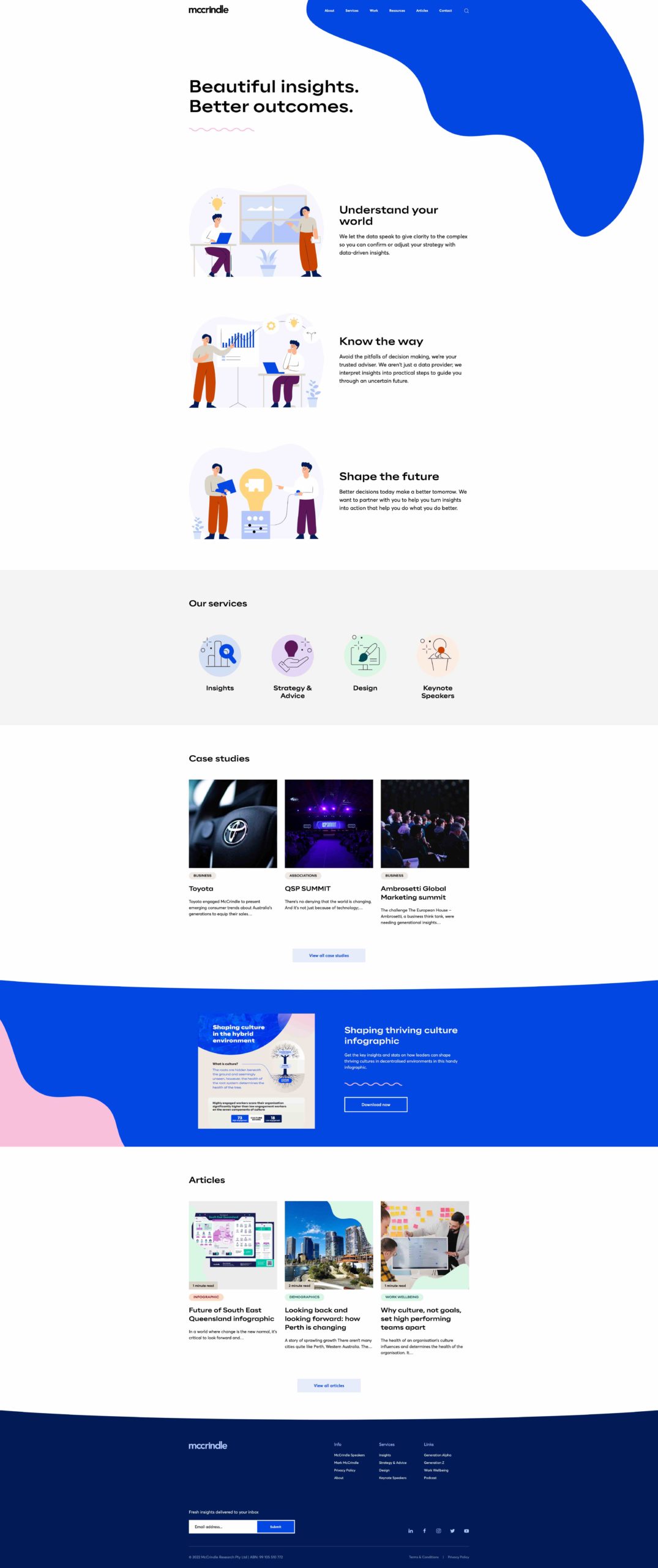 Website Design & Development for Strategic Web Development for McCrindle